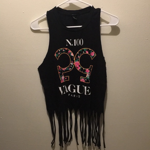 🌸Forever 21 Vague Paris Top 🌸 - Picture 1 of 3